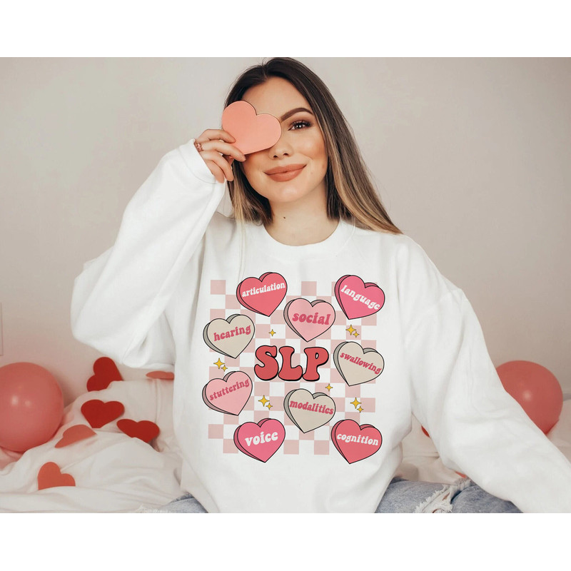 Speech Pathologist Shirt, Speech Therapy, Cupid's Speech Therapist, SLP SLPA Valentine, Speechie Shirt, Speech Language Therapist Sweatshirt - 4.jpg