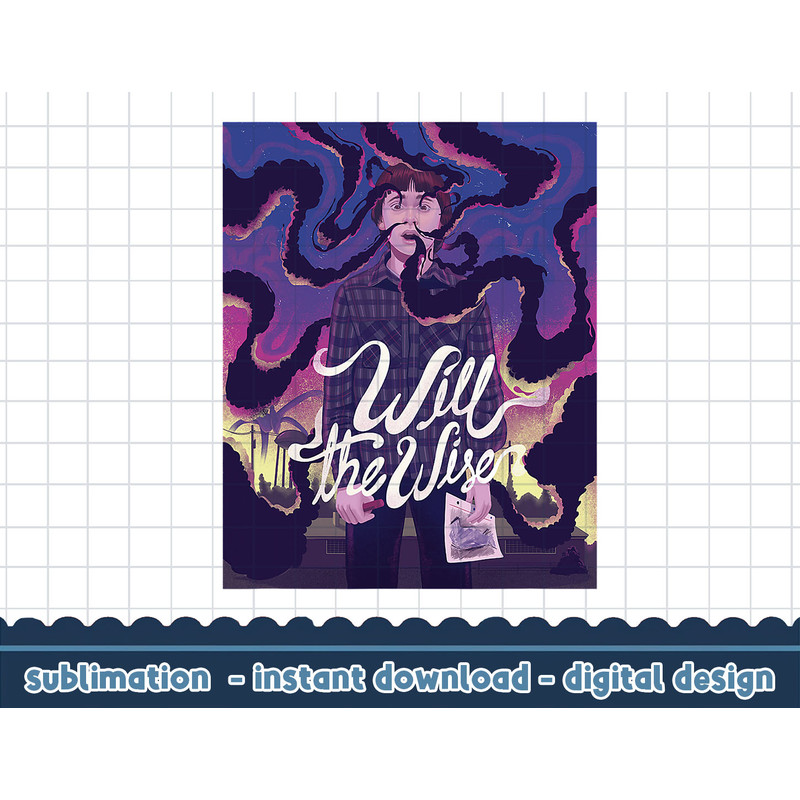 Stranger Things Fan Art Will The Wise Portrait png,digital print.jpg