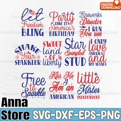 4th of july svg bundle, july 4th svg, free to sparkle svg, patriotic svg,retro 4th july svg bundle ,independence day svg