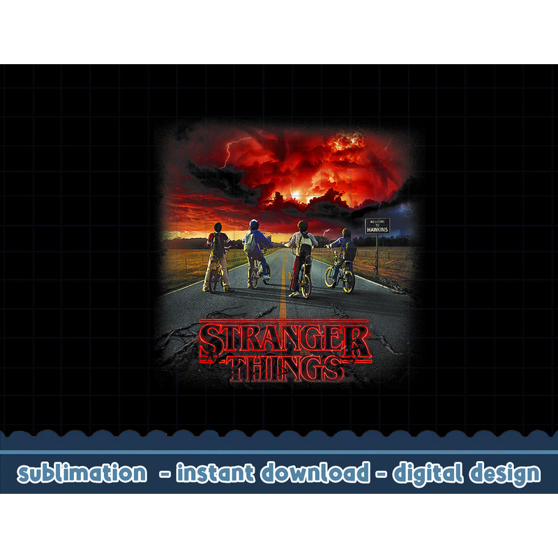 Stranger Things Group Shot Photo Real Portrait png,digital print.jpg