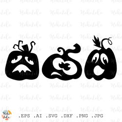 pumpkin svg, halloween svg, pumpkin cricut, pumpkin silhouette, pumpkin clipart png, stencil templates dxf