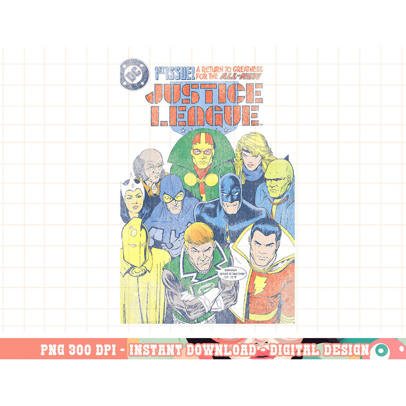 Justice League Justice League 1 Cover png, digital print,instant download.jpg