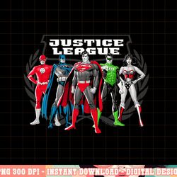 justice league the big five png, digital print,instant download