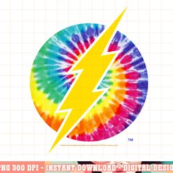 kids dc comics flash tie dye logo png, digital print,instant download