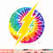 Kids DC Comics Flash Tie Dye Logo png, digital print,instant download.jpg