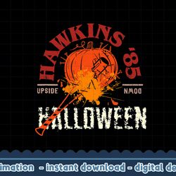 stranger things halloween hawkins 85 upside down png,digital print