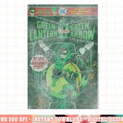 kids dc comics green lantern and green arrow comic cover png, digital print,instant download