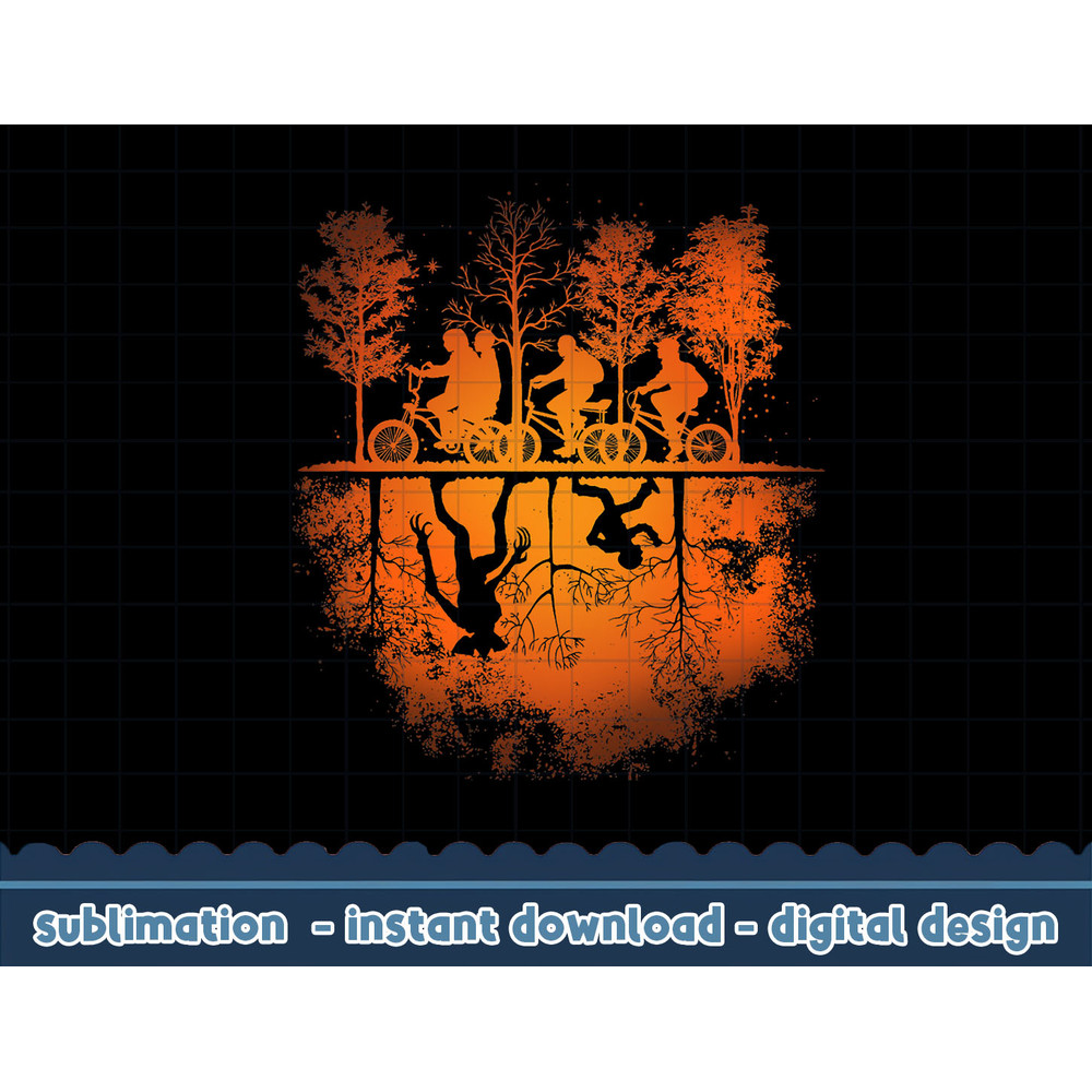 Stranger Things Halloween Hawkins Party Ride png,digital print.jpg