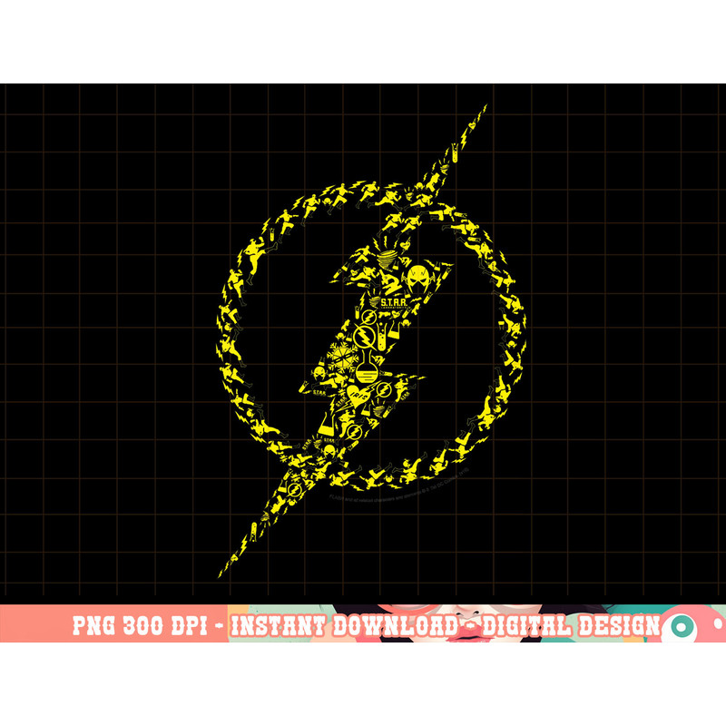 Kids DC Comics The Flash Gadgets Classic Logo png, digital print,instant download.jpg