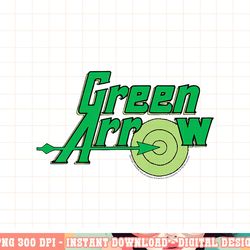 kids dc comics the green arrow vintage text poster png, digital print,instant download