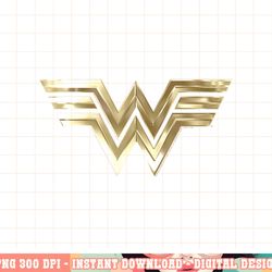 kids dc comics wonder woman 1984 gold logo png, digital print,instant download