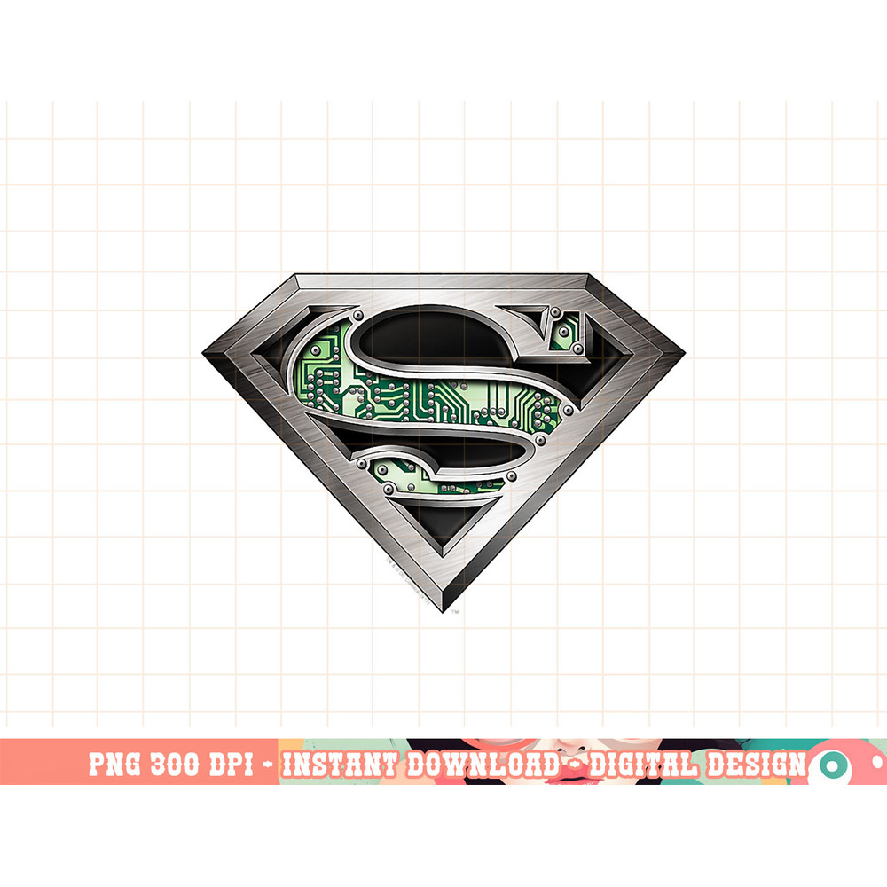 Superman Circuitry Logo png, digital print,instant download.jpg