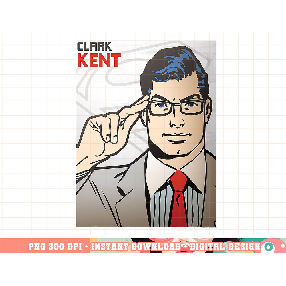Superman Clark Kent Cover png, digital print,instant download.jpg