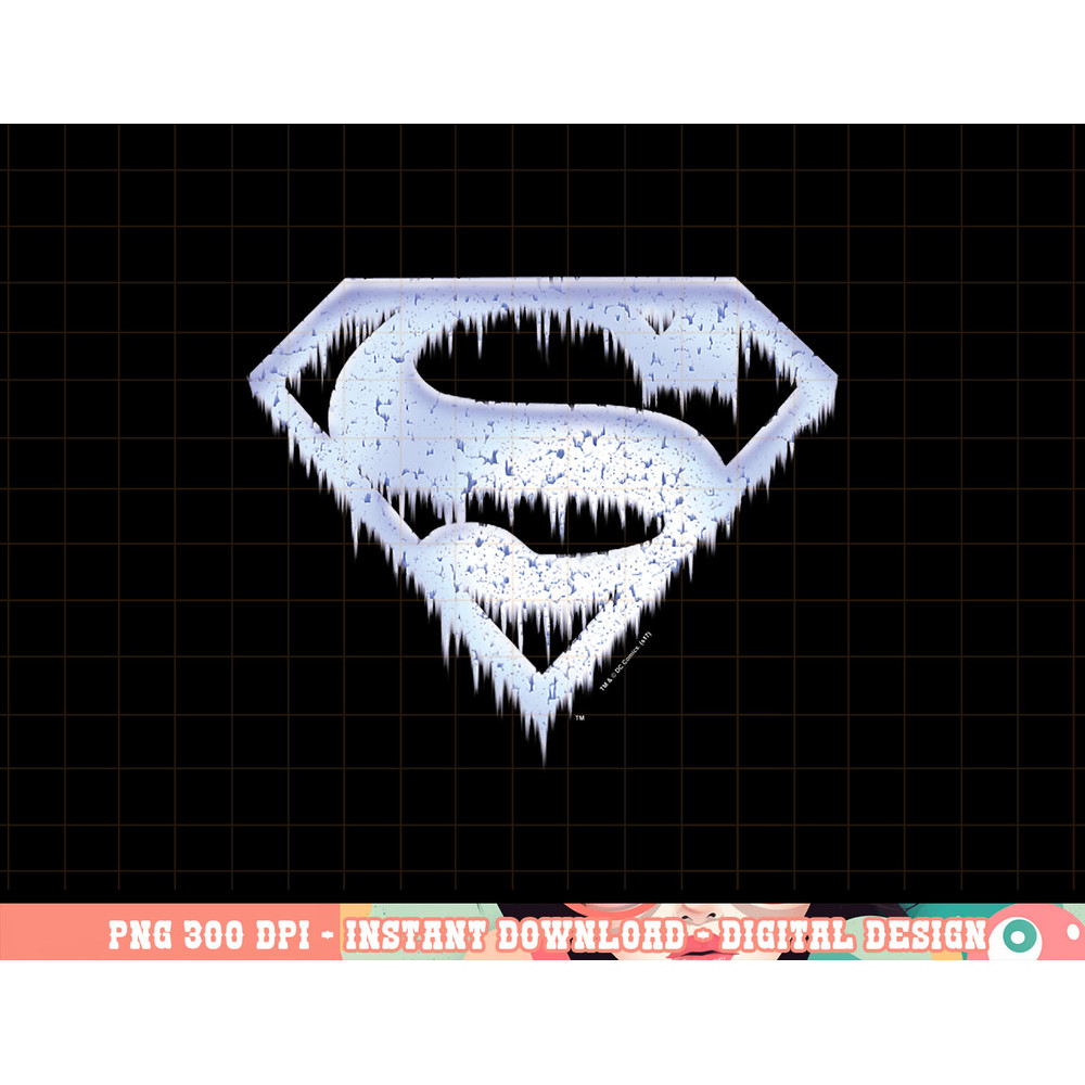 Superman Ice and Snow Shield T Shirt png, digital print,instant download.jpg