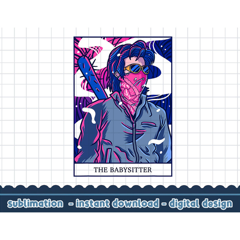 Stranger Things Steve Harrington The Babysitter Tarot Card png,digital print.jpg