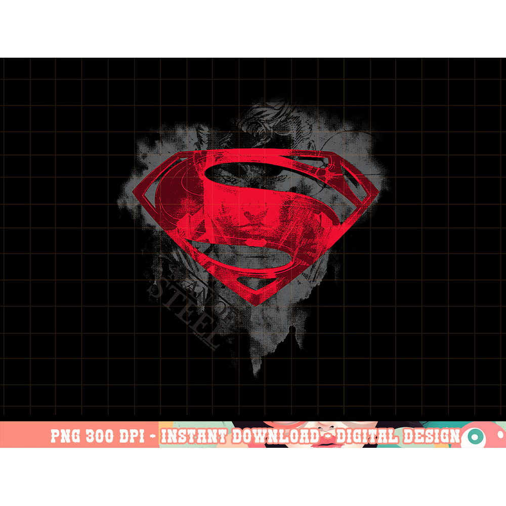 Superman Man of Steel Face & Logo png, digital print,instant download.jpg