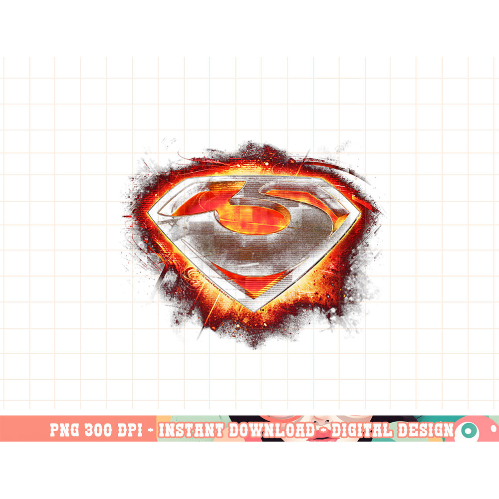 Superman Man of Steel Glowing Zod Shield T Shirt png, digital print,instant download.jpg