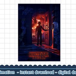 stranger things will open door poster png,digital print