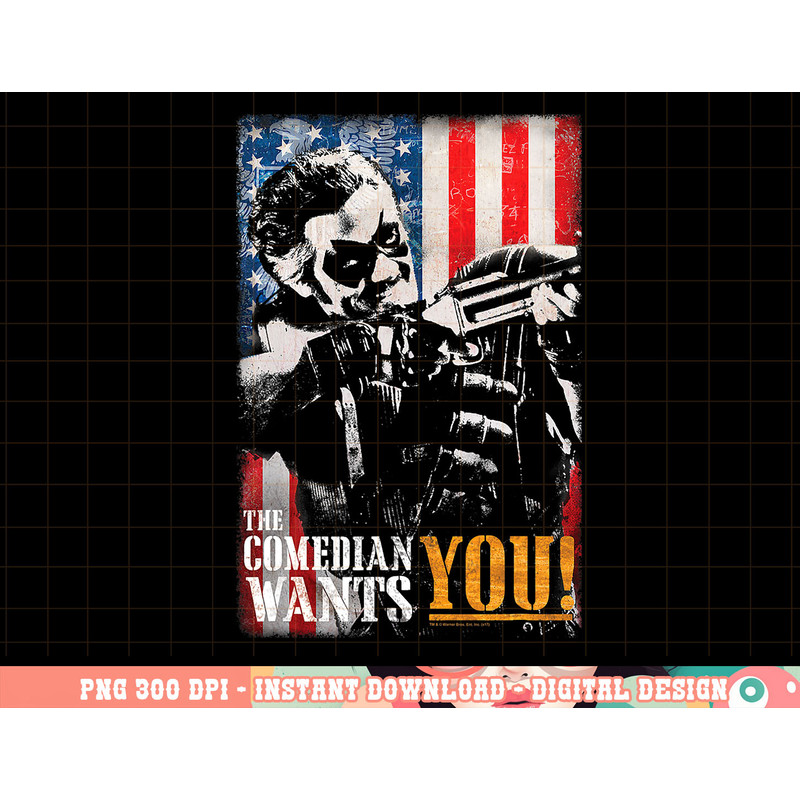 Watchmen The Comedian Wants You T Shirt png, digital print,instant download.jpg
