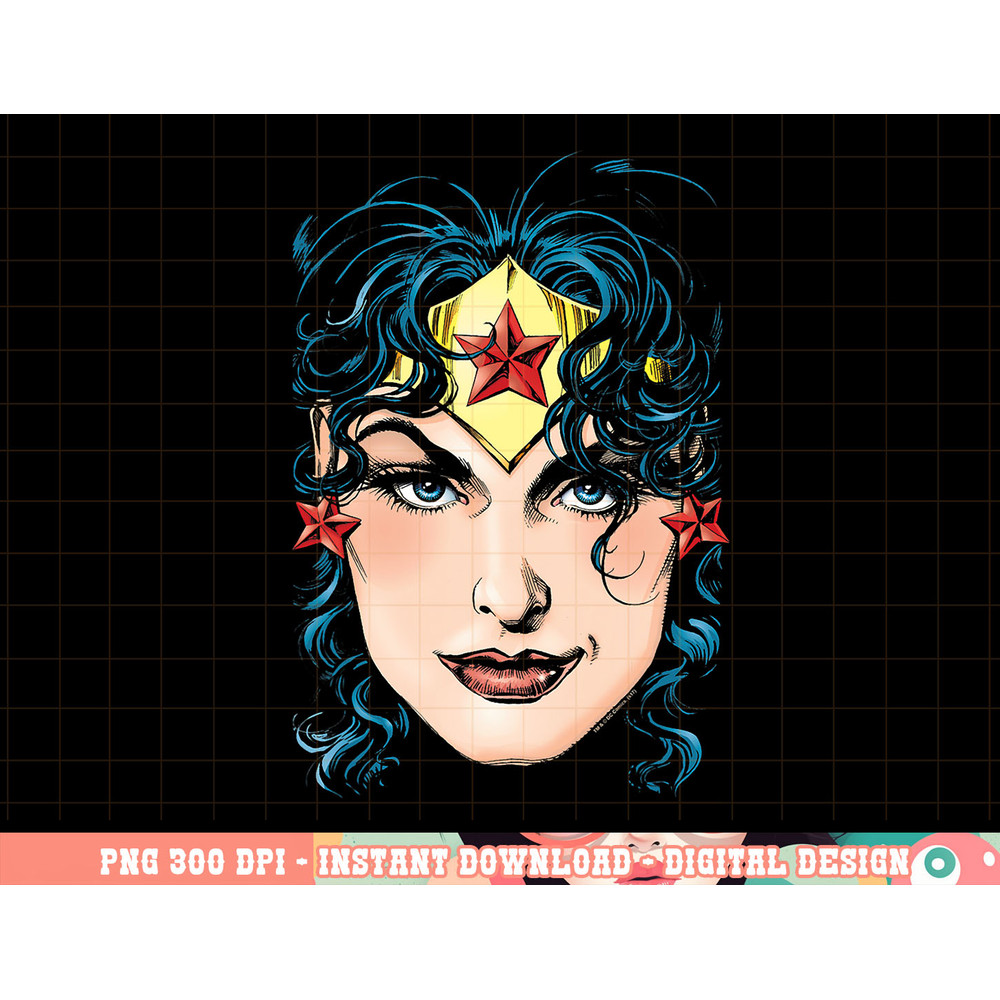 Wonder Woman Big Head T Shirt png, digital print,instant download.jpg