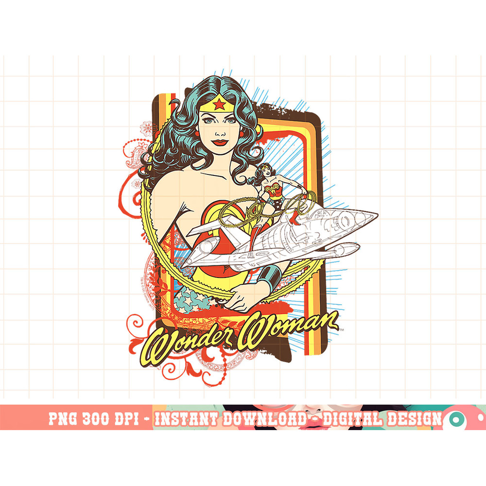 Wonder Woman Invisible Jet png, digital print,instant download.jpg