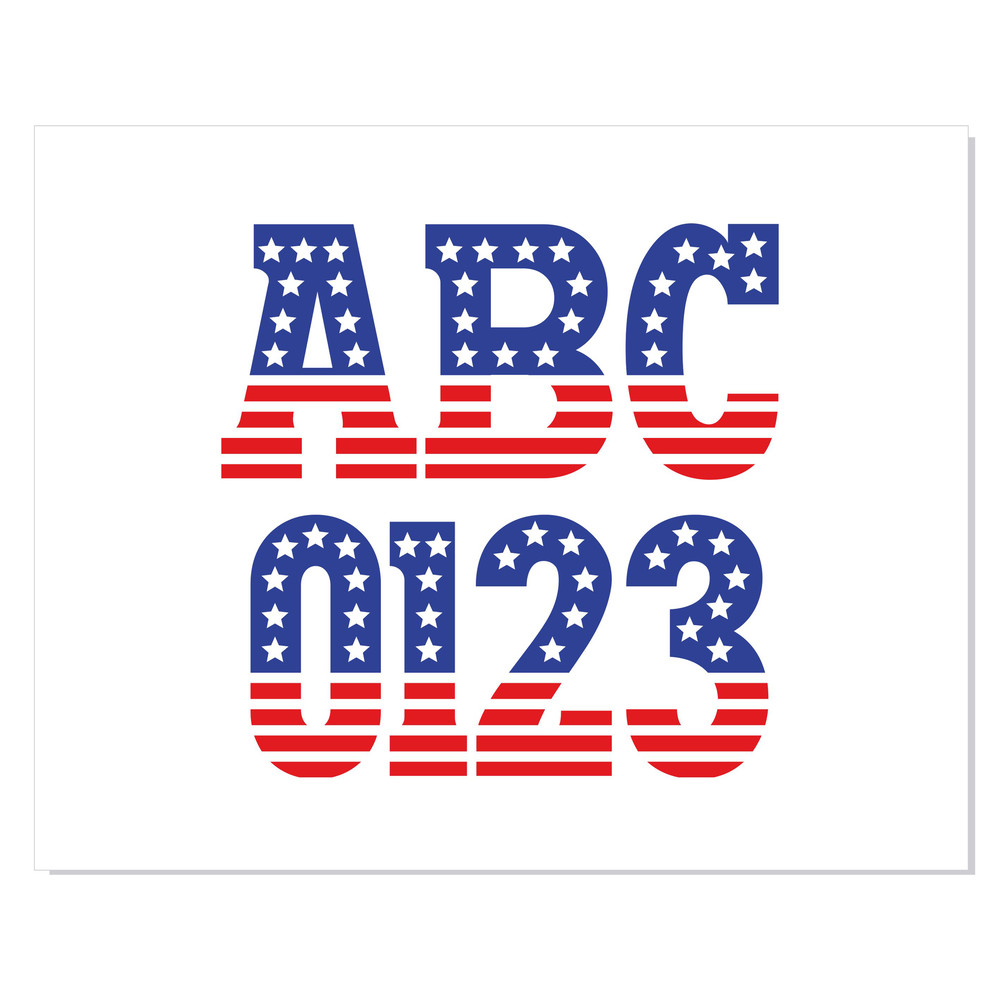 USA Flag Font svg 333.jpg
