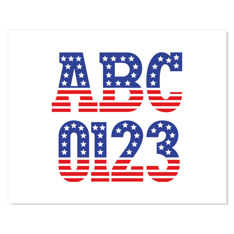 USA Flag Font svg 333.jpg