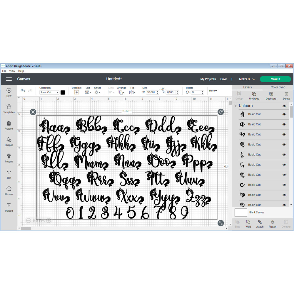 Unicorn Monogram svg 888.png