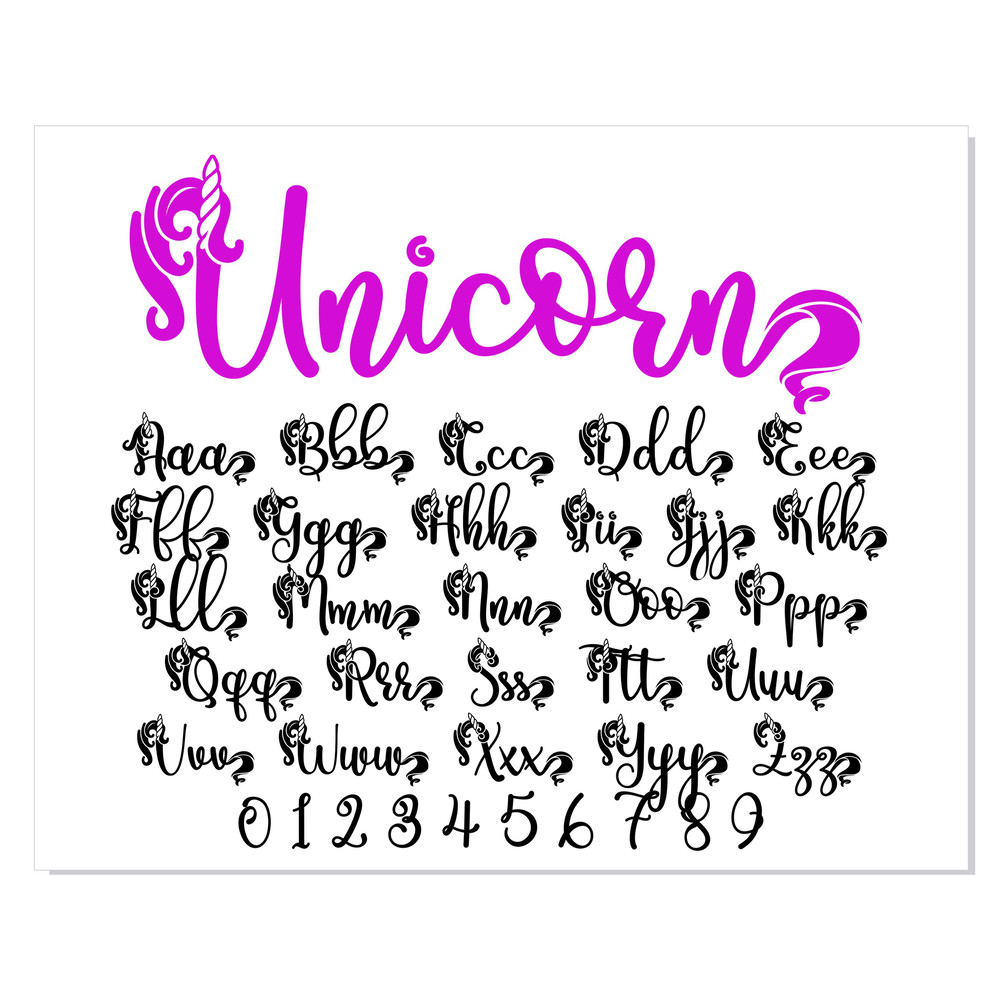 Unicorn Font Bundle svg 22.jpg