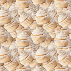 cupcakes 22 seamless tileable repeating pattern