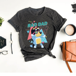 bluey shirt, bluey dad shirt, bluey shirt dad, bluey rad dad shirt, fathers day shirt, father's day gift, bluey bandit s