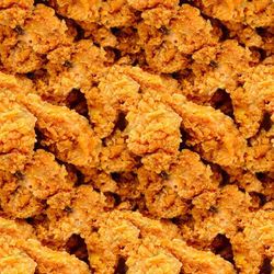 fried chicken seamless tileable repeating pattern