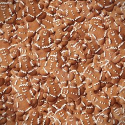 gingerbread men 22 seamless tileable repeating pattern