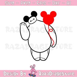 Baymax Svg Big Hero Png Clipart , Disneyland Ears Svg Clipart Svg, Cut File Layered By Color, Cut File Cricut, Silhouett