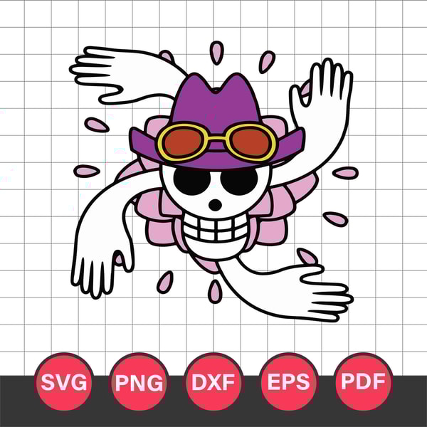 Nico Robin Jolly Roger Svg, Jolly Roger Svg, Robin Flag Svg, - Inspire ...