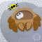 felt brown spider