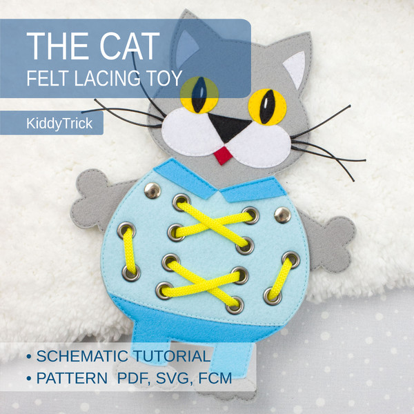 Felt lacing toy Cat.jpg