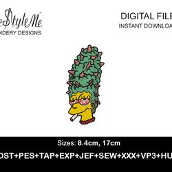 digital file embroidery, file designs dst, instant download