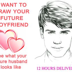 I am a psychic artist. I Will Draw and Describe your Boyfriend in 12 Hours, Psychic Drawing & Boyfriend Reading.
