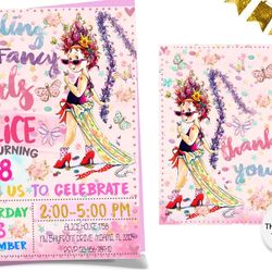 fancy nancy invitation