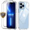 For iPhone 11 12 13 Pro Max Case Shockproof Clear TPU Cover+Full Tempered Glass-0.jpg