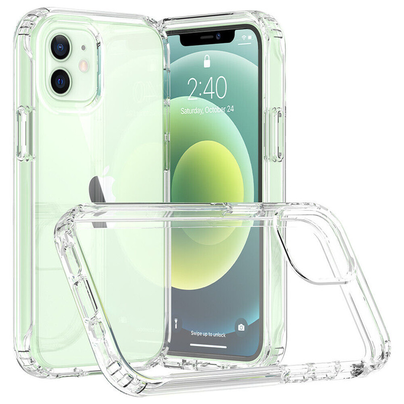 For iPhone 11 12 13 Pro Max Case Shockproof Clear TPU Cover+Full Tempered Glass-15.jpg