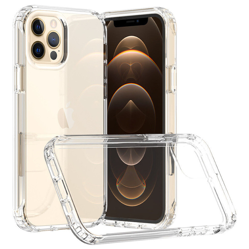For iPhone 11 12 13 Pro Max Case Shockproof Clear TPU Cover+Full Tempered Glass-19.jpg