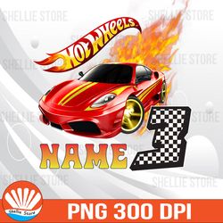 hot race car png, hot race car birthday png, short and 3/4 sleeve raglans baby, toddler, youth & adult sizes