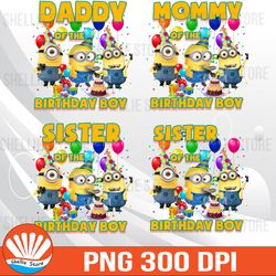 personalized birthday family png, birthday boy png, birthday party png, family theme gifts