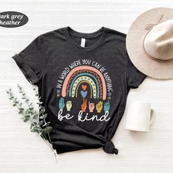 be kind sign language shirt sweatshirt, asl be kind, speech therapist slp shirt, speech language pathologist, speech the