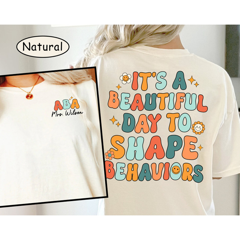 Behavior Analyst Shirt, ABA Personalized Sweatshirt, Behavior Technician Custom, Applied Behavior Analyst, ABA Assistant Shape Behavior, BRT - 2.jpg