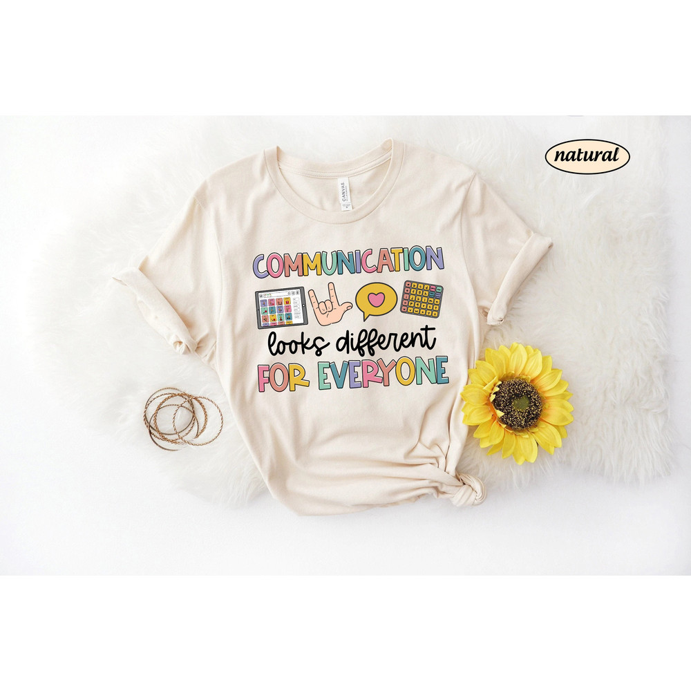 Communication Shirt, Speech Therapy Appreciation, Speech Pathologist Shirt, Audiologist Shirt, Audiology SLP Tee, AAC Speechie SLPA Shirt - 1.jpg