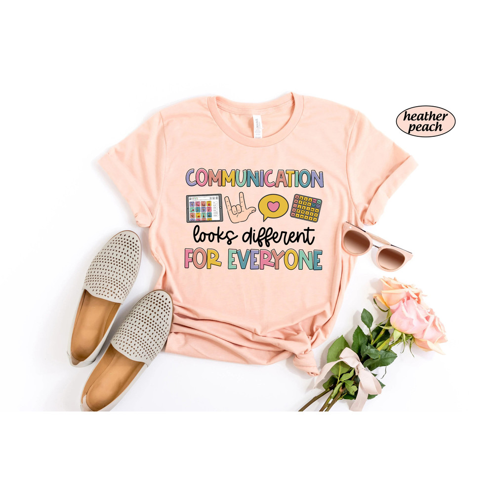 Communication Shirt, Speech Therapy Appreciation, Speech Pathologist Shirt, Audiologist Shirt, Audiology SLP Tee, AAC Speechie SLPA Shirt - 4.jpg