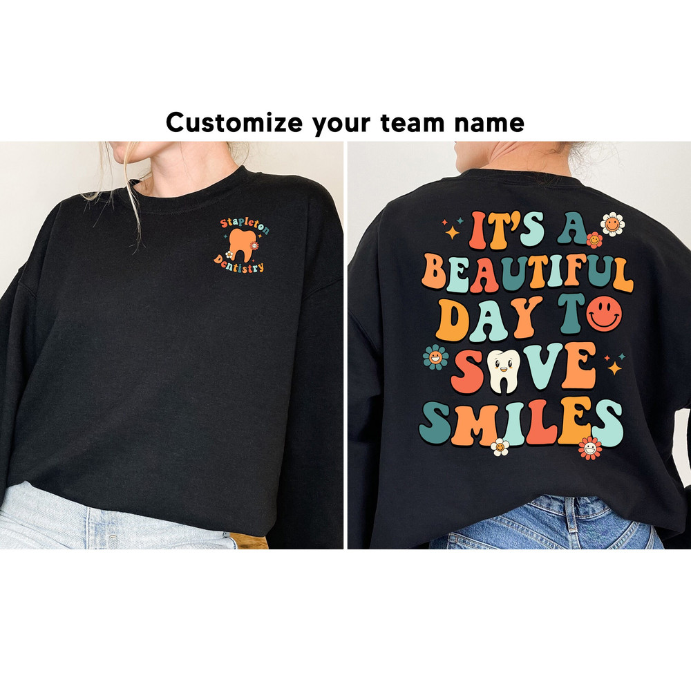 Dentist Shirt, Personalized Dental Clinic Shirt, Dental Team, Dental Assistant, Dental Squad, Dental Hygienist, Dentist Appreciation Shirt - 4.jpg